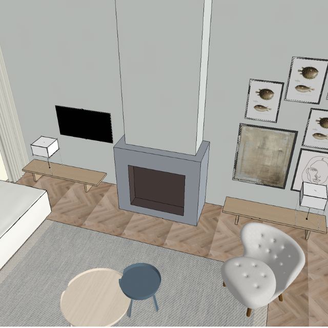 Serene woonkamer Den Haag – interieurontwerp Studio A